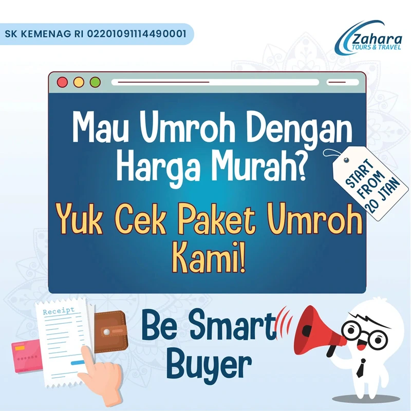 open be smart buyer Umrah Murah