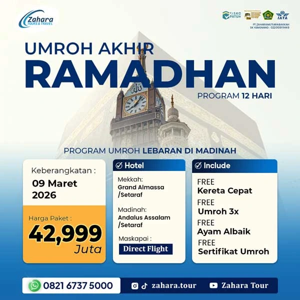 Paket Umroh Ramadhan 42 Jutaan